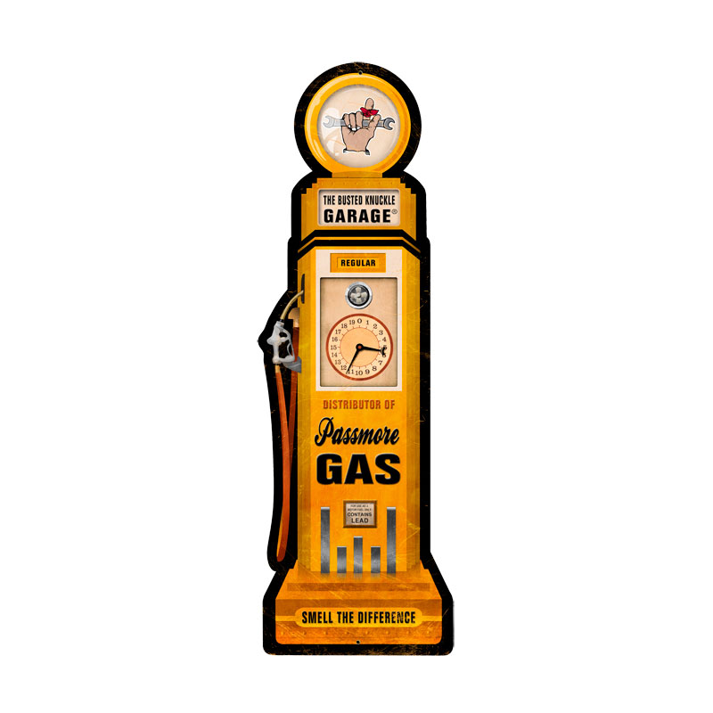 Passmore Gas Pump Vintage Sign