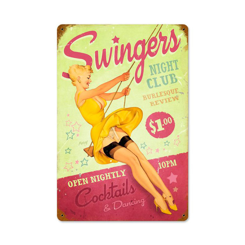 Swingers Club Vintage Sign