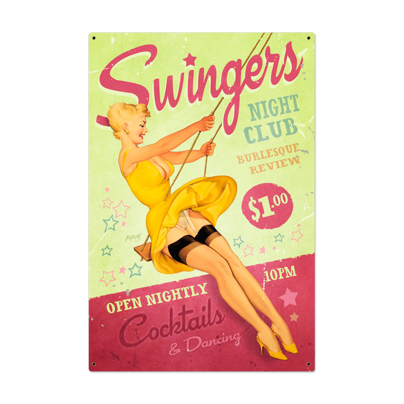 Swingers Club Vintage Sign