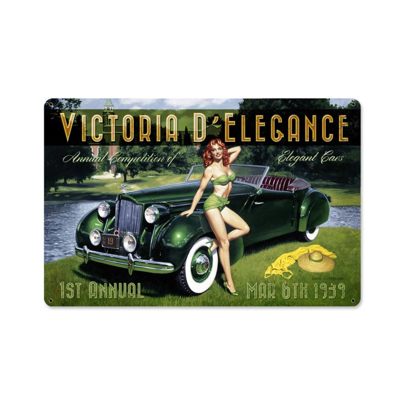 Victoria D Elegance Vintage Sign