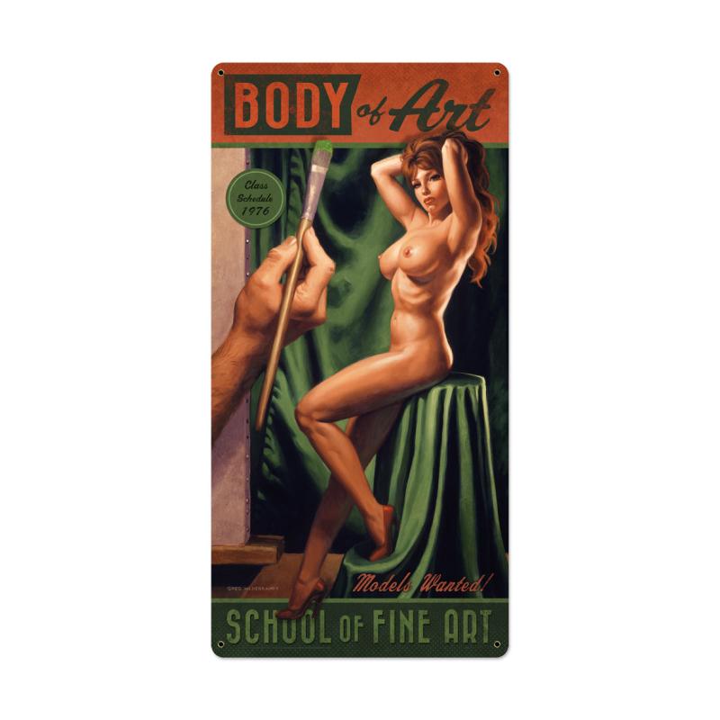 Body Of Art Vintage Sign