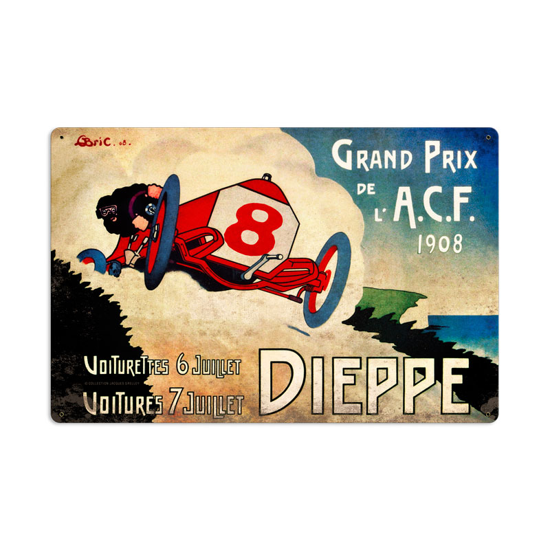 Dieppe Grand Prix Vintage Sign