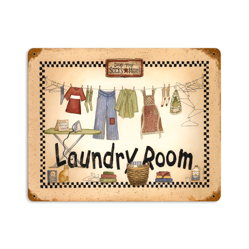 Laundry Room Vintage Sign