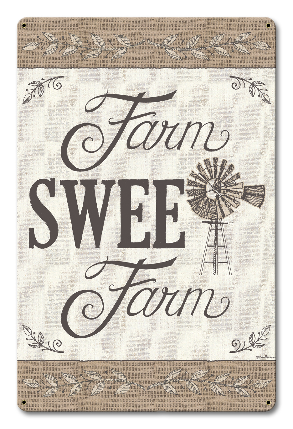Farm Sweet Farm Vintage Sign