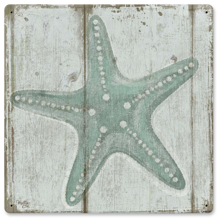 Starfish Vintage Sign