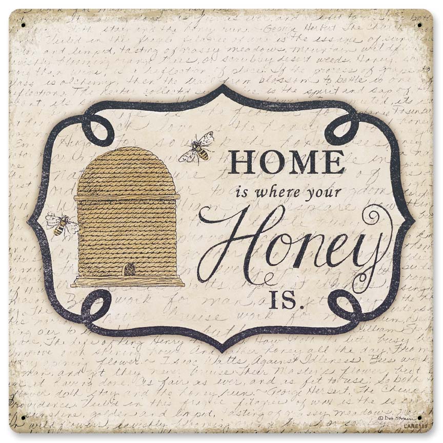 Home is Where Vintage Sign