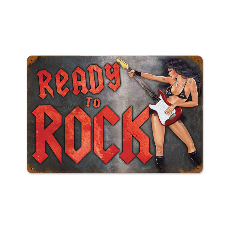 Ready To Rock Vintage Sign
