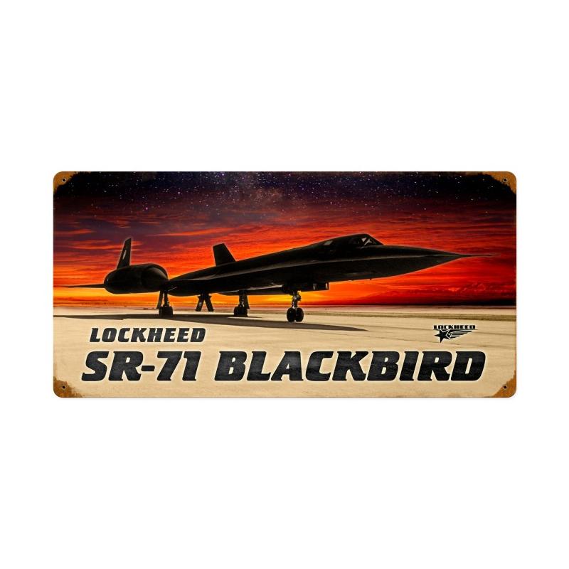 SR-71 Blackbird Vintage Sign