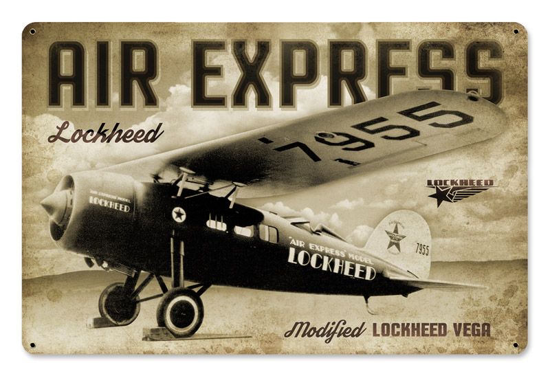 Vega Air Express Vintage Sign