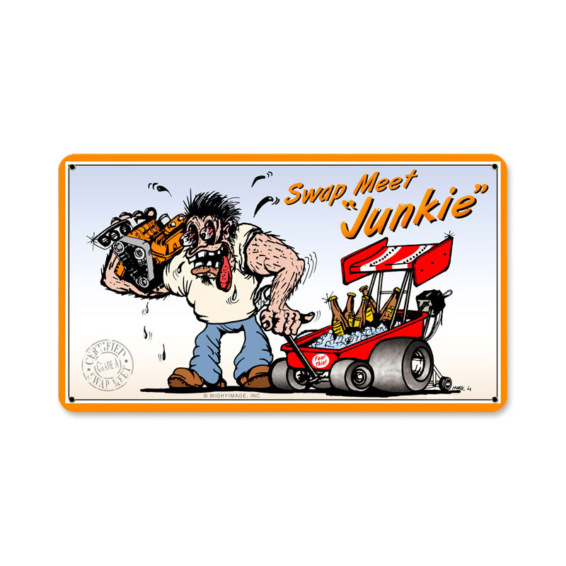 Swap Meet Junkie Vintage Sign