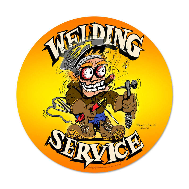 Welding Service Vintage Sign