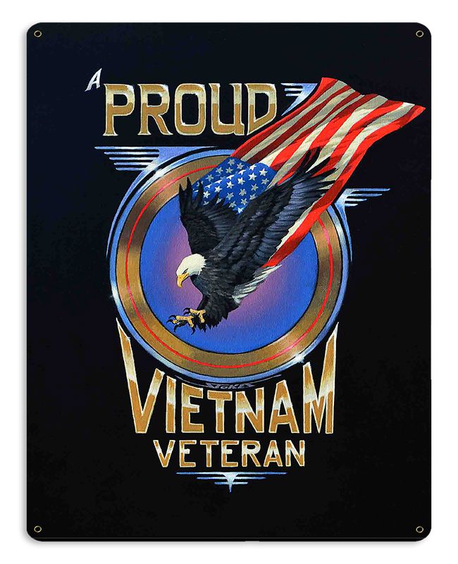 Proud Vietnam Vet Vintage Sign